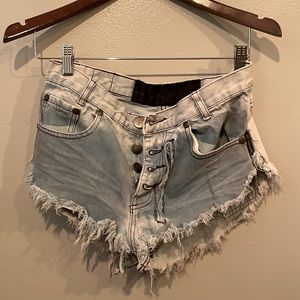 Teal one teaspoon bonitas shorts